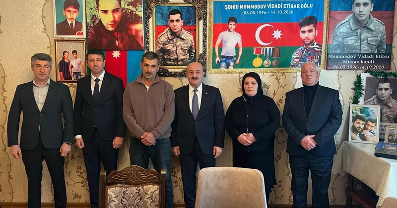 Deputat Asif Əsgərov şəhid ailəsini ziyarət etdi FOTOLAR