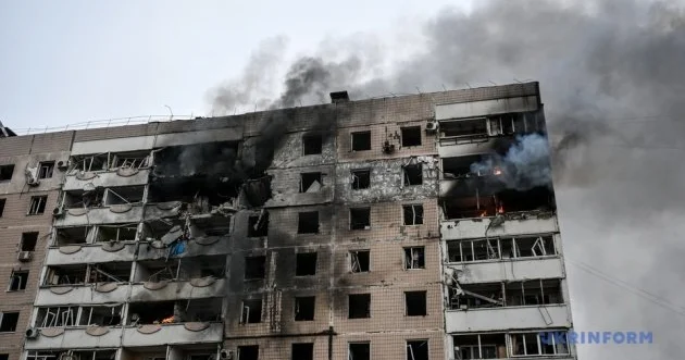 Zaporojyeyə raket və dron hücumu: ölən və yaralananlar var