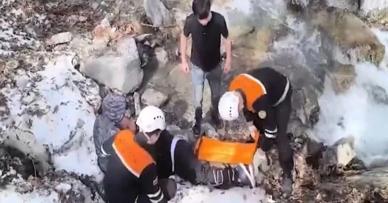 В Габале мужчина упал в горах и получил травмы ВИДЕО