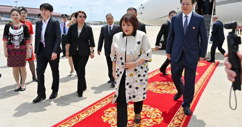 Sahibə Qafarova Asiya Boao Forumuna qatılmaq üçün Çinə səfər edib