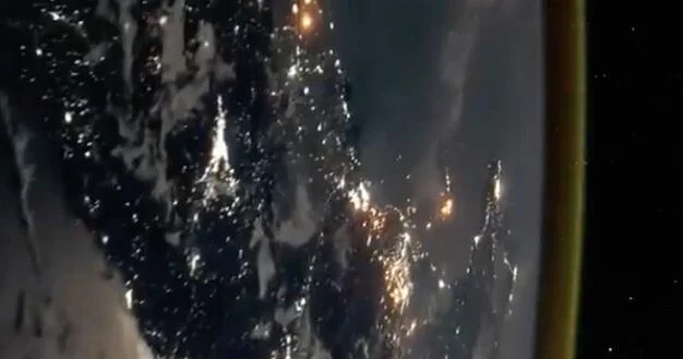 МКС сняла завораживающие ночные виды Земли ВИДЕО