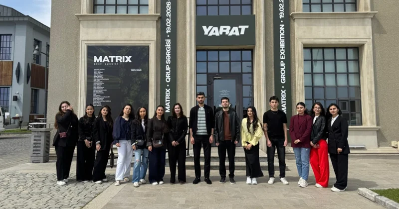 BDU tələbələri “YARAT” Müasir İncəsənət Mərkəzində