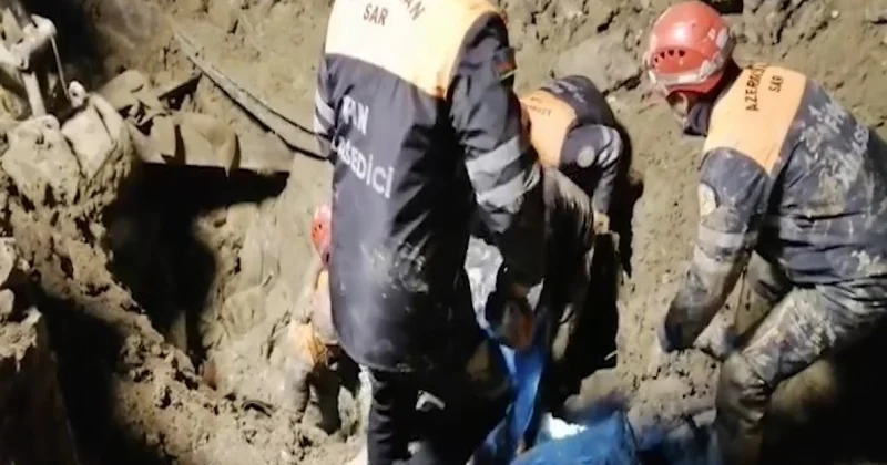 В Гобустане при обвале грунта погиб один человек, еще один спасён ВИДЕО
