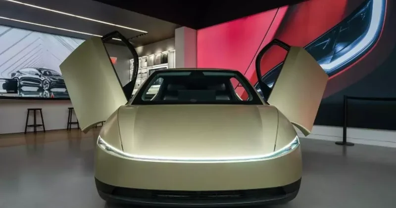 Tesla начала серийное производство роботакси Cybercab видео