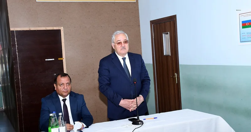 Vaqif Həsənov səyyar qəbul keçirdi Fotolar