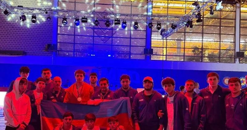 Avropa çempionatında Azərbaycan samboçularından 7 medal VİDEO FOTO