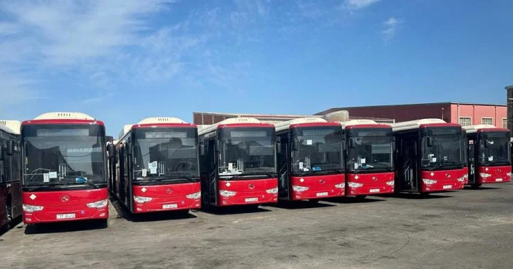 Bu marşrut xəttinə də yeni avtobuslar verildi