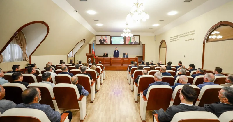 Su hövzələrində insanların təhlükəsizliyin təmin edilməsi mövzusunda müşavirələr keçirilib