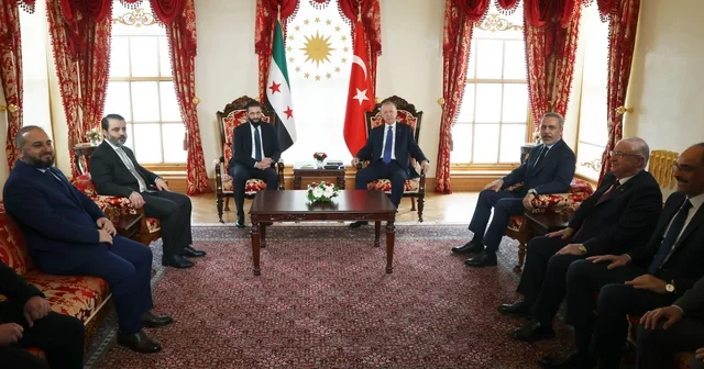 Ərdoğan Əhməd əş Şaraa ilə görüşdü