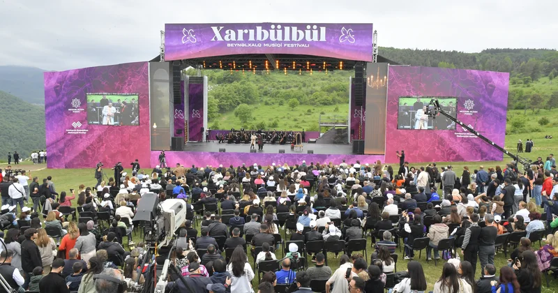 Şuşada “Xarıbülbül” musiqi festivalının açılışı olub