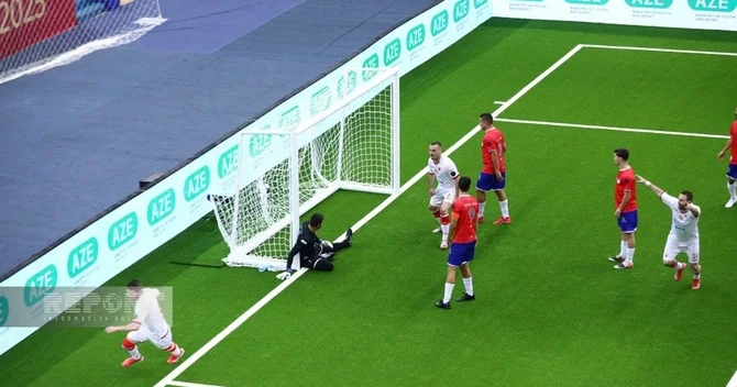 Monteneqro Bakıda minifutbol üzrə dünya çempionatında Kosta Rikanı darmadağın edib