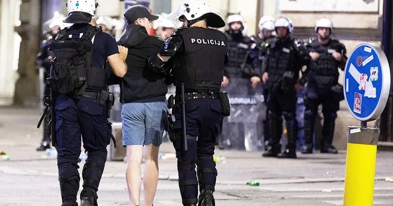 В Белграде из за беспорядков пострадали 17 полицейских