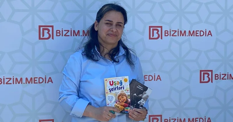 Şairə Firəngiz Əhmədova balaca oxucularını sevindirdi