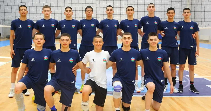 Yeniyetmə voleybolçuların təlim məşq prosesinin növbəti mərhələsi Şəkidə baş tutub