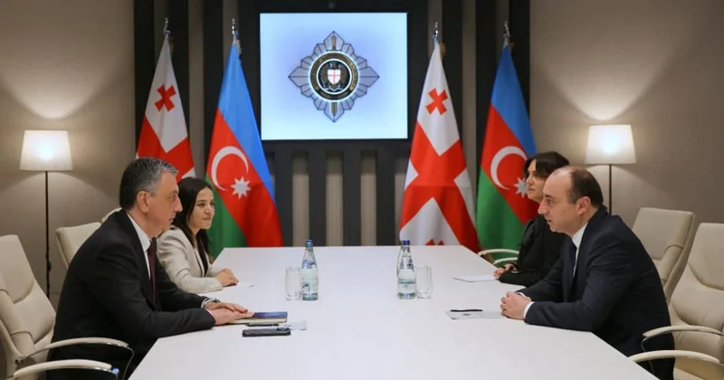 Gürcüstandakı səfirimiz bu ölkənin Dövlət Təhlükəsizlik Xidmətinin rəisi ilə görüşdü