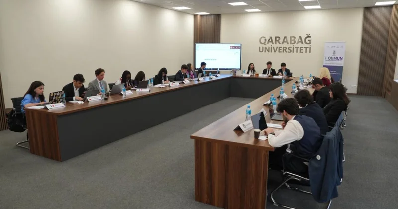 “QUMUN 2026” iştirakçıları beynəlxalq qərarqəbuletmə proseslərini simulyasiya ediblər