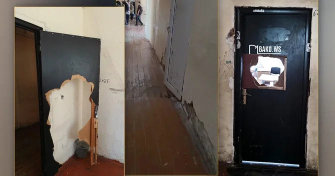 Qapısı sınıb, divarı tökülür Xırdalan məktəbi ilə bağlı ŞİKAYƏT