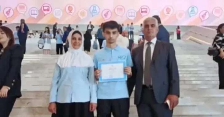 Cəlilabadın bu məktəbinin şagirdi olimpiadada medal qazandı