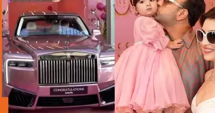 1 yaşlı qızına 1 milyondan baha olan avtomobil aldı