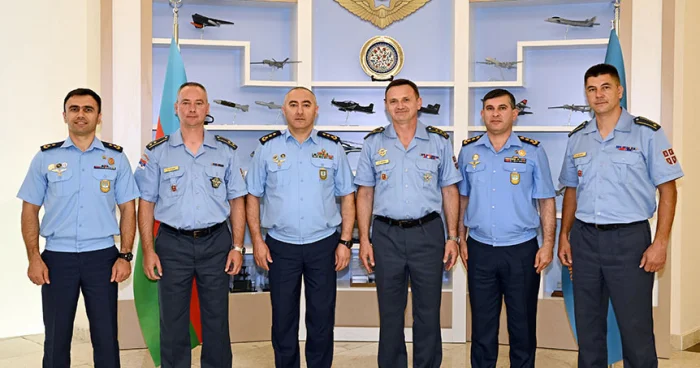 MN də Serbiya hərbi mütəxəssisləri ilə görüş baş tutub FOTO