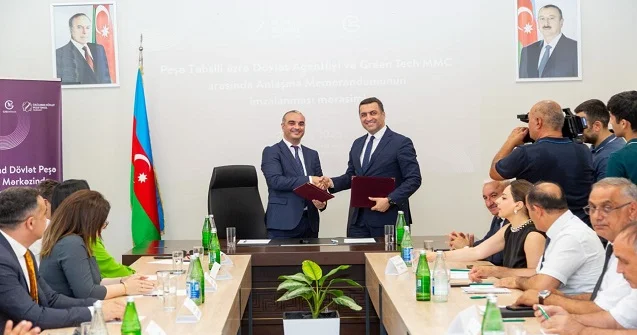 “Green Tech” ilə Peşə Təhsili üzrə Dövlət Agentliyi arasında memorandum imzalandı Foto