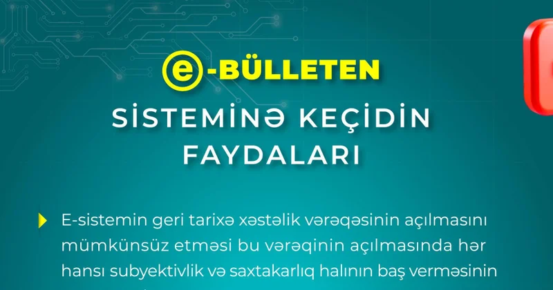 “E bülleten” sisteminə keçidin faydaları