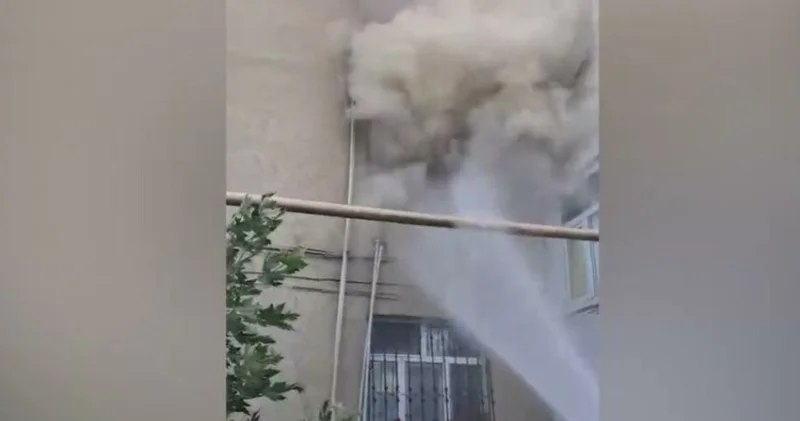 Bakıda yanğın 22 nəfər təxliyə edildi
