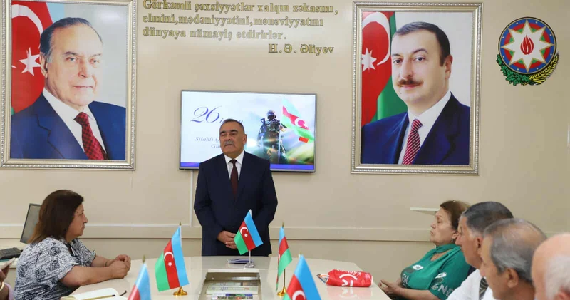 Elmi Tədqiqat İnstitutunda Silahlı Qüvvələr Günü münasibətilə tədbir keçirilib