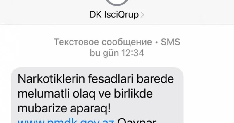 “Azercell” abunəçilərinə narkotiklərin ziyanı barədə maarifləndirici SMS lər göndərilib