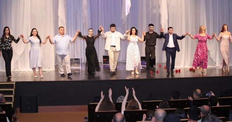 Lənkəran Teatrı Şəkidə qastrolda olub