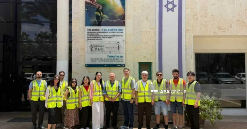 Azərbaycan və İsrail arasında su texnologiyaları sahəsində əməkdaşlıq imkanları müzakirə edilib FOTO