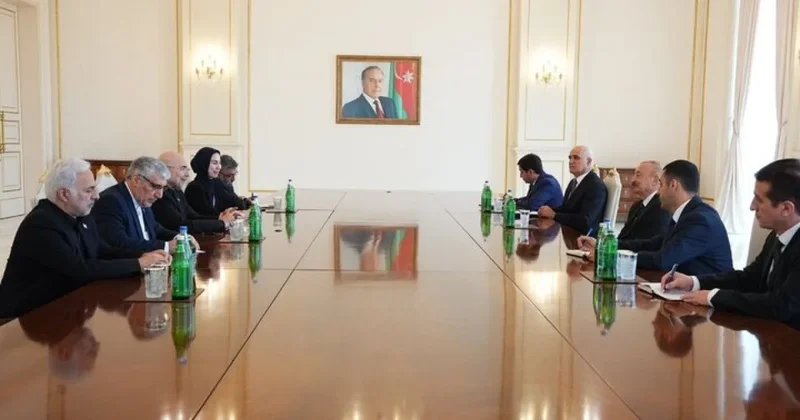 İlham Əliyev Bakıda Qalibafı qəbul etdi