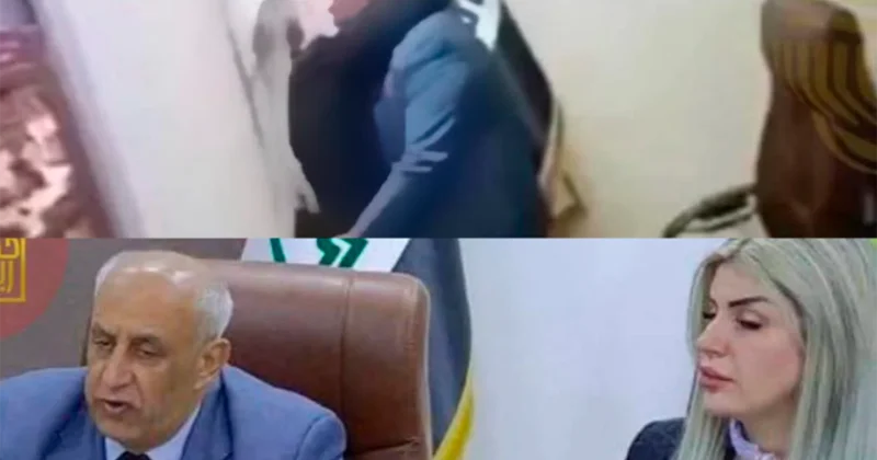 Məmurların kabinetdə çəkilən kadrlarını Bütün İraq danışır