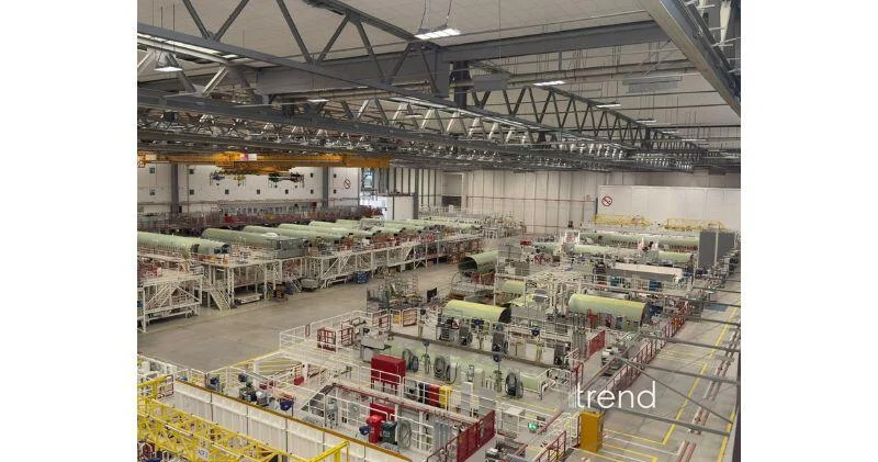 Азербайджанские журналисты посетили завод Airbus в Гамбурге ФОТО