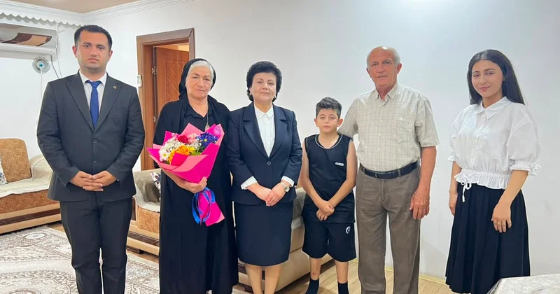Kəngərlidə şəhid ailəsi ziyarət olunub FOTOLAR