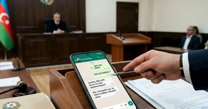 В Азербайджане переписка в WhatsApp может стать доказательством долга в суде
