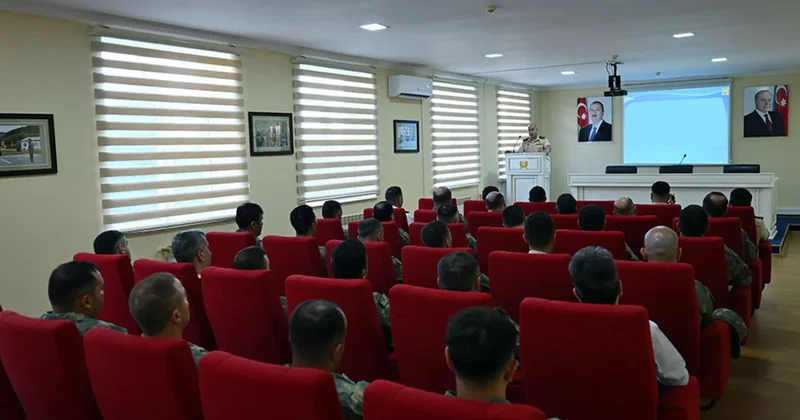 Hərbi Polis İdarəsində qoşun xidmətinin təşkilinə dair seminar keçirilib