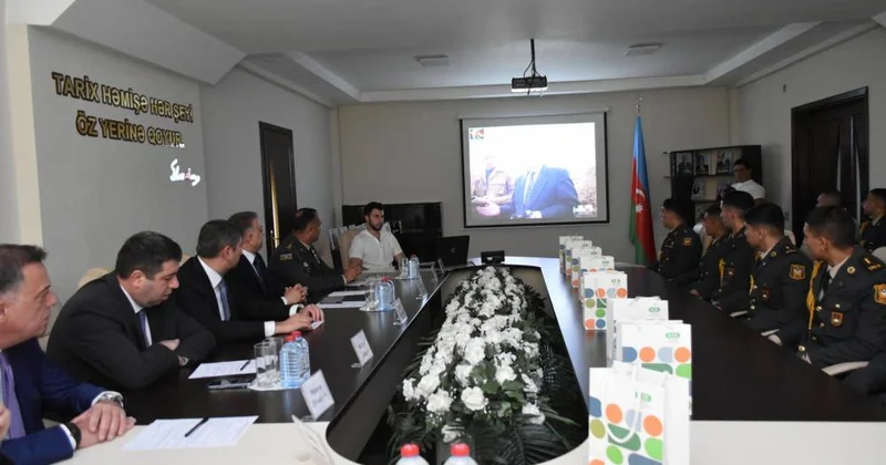 Yasamal rayonunda 26 İyun Azərbaycan Respublikasının Silahlı Qüvvələri Günü münasibətilə görüş keçirilib