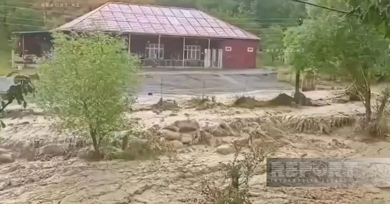 Naxçıvanın bəzi çaylarından sel keçir KONKRET