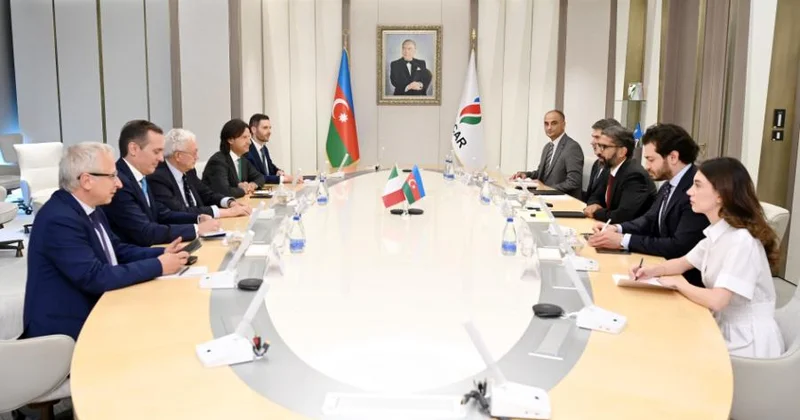 SOCAR İtaliya ilə enerji təhlükəsizliyi və investisiya layihələri üzrə fikir mübadiləsi aparıb