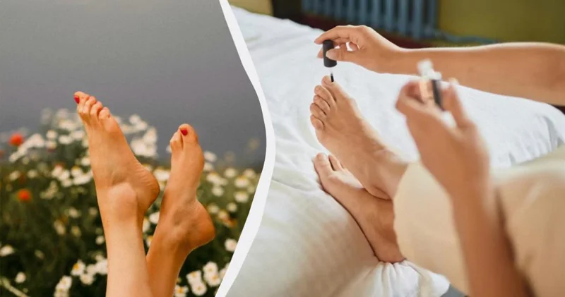 Bu yay pedikür üçün 4 dəbli rəng çaları: Bahalı görünür, gənc göstərir (FOTO)