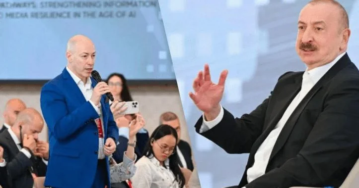 Ukraynalı jurnalist İlham Əliyevdən müsahibə almaq İSTƏYİR