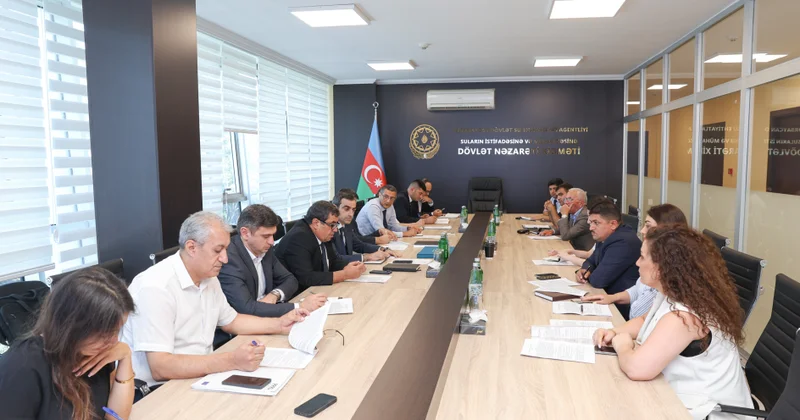 Dövlət su kadastrının yeni redaksiyada tərtib edilməsi məqsədilə müzakirələr aparılır FOTOLAR