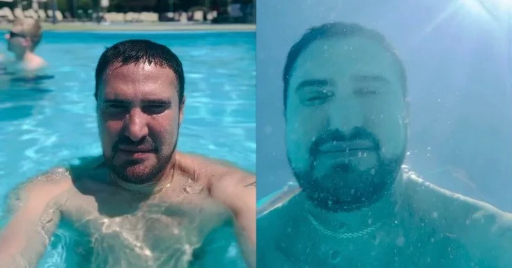 Nadir Qafarzadə hovuzdan videosunu paylaşdı
