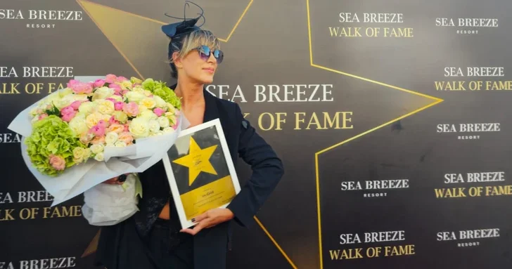Легендарная певица Ин Грид удостоена звезды на Sea Breeze Walk of Fame