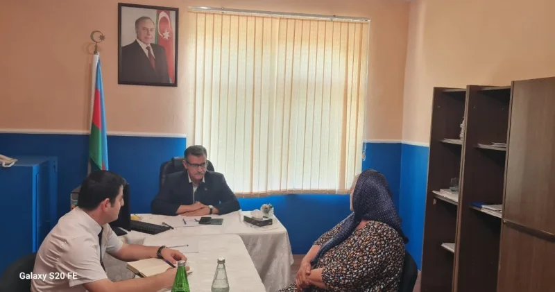 Novruzəli Aslanov İsmayıllıda yerli sakinləri qəbul etdi FOTOLAR