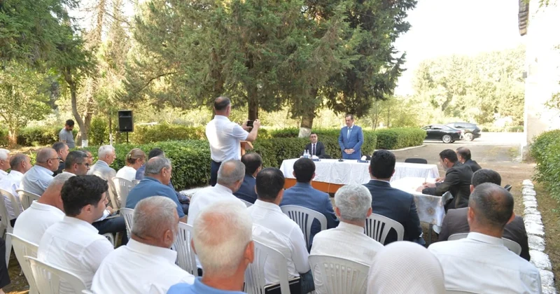 Taleh Qaraşov sakinlərin problemlərini dinlədi FOTOLAR