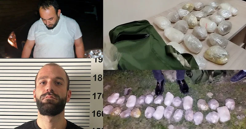Abşeronda saxlanılan 2 nəfərdə 5 kq narkotik aşkarlanıb VİDEO