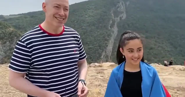 Şuşada Qordonla azərbaycanlı qızın təsirli söhbəti Video
