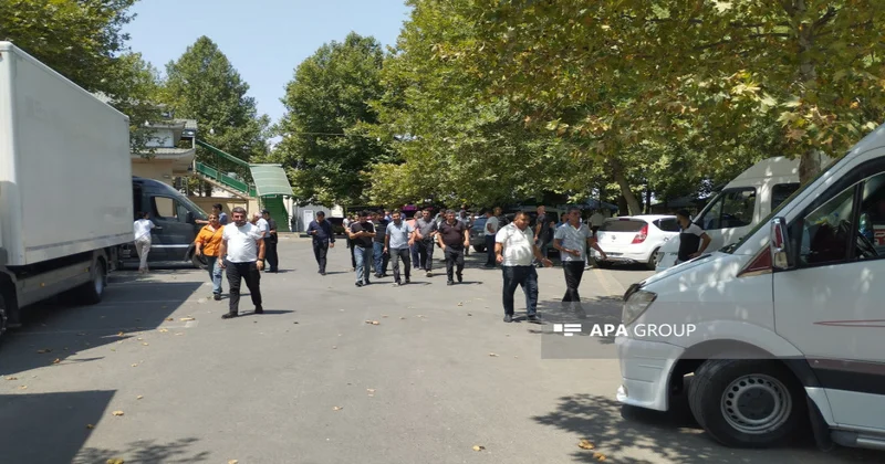 Ağdərənin Həsənriz kəndinə növbəti köç karvanı yola salınıb FOTOLAR